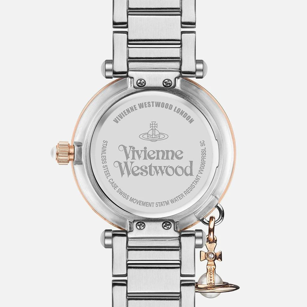 商品Vivienne Westwood|Vivienne Westwood Women's Mother Orb Watch - Silver/Gold,价格¥2431,第2张图片详细描述