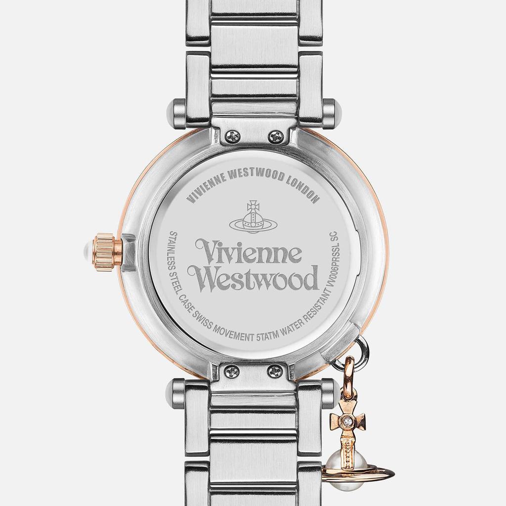 商品Vivienne Westwood|Vivienne Westwood Women's Mother Orb Watch - Silver/Gold,价格¥2135,第4张图片详细描述