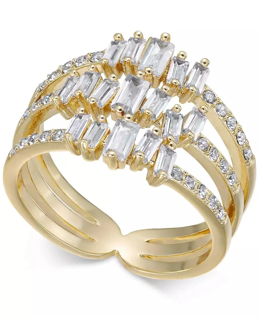商品INC International|Gold-Tone Crystal Stack Ring, Created for Macy's,价格¥294,第1张图片
