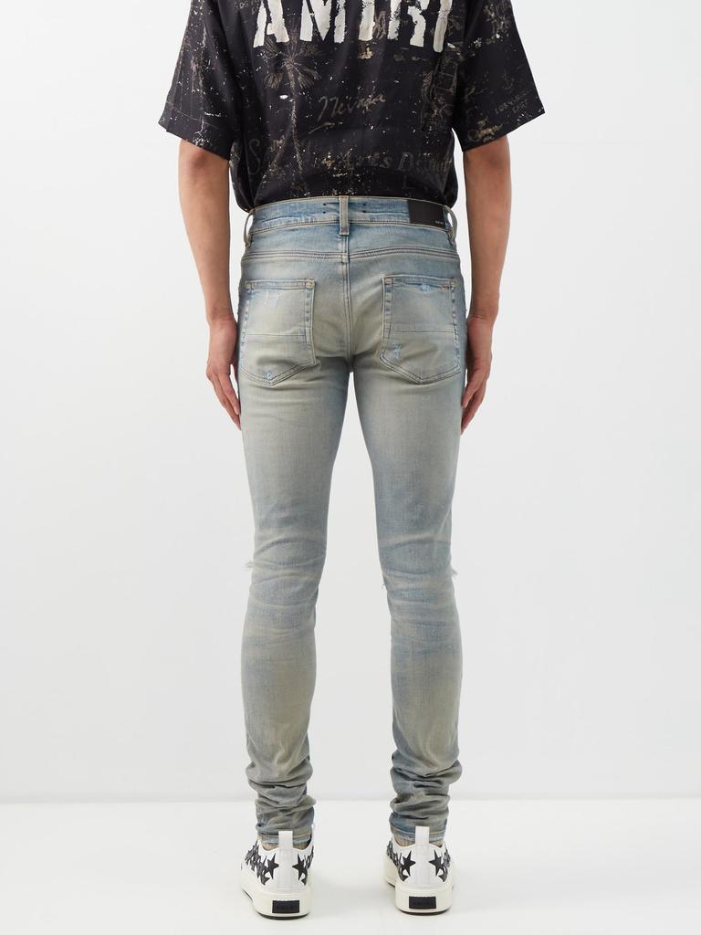 商品AMIRI|MX1 distressed slim-leg jeans,价格¥8754,第7张图片详细描述