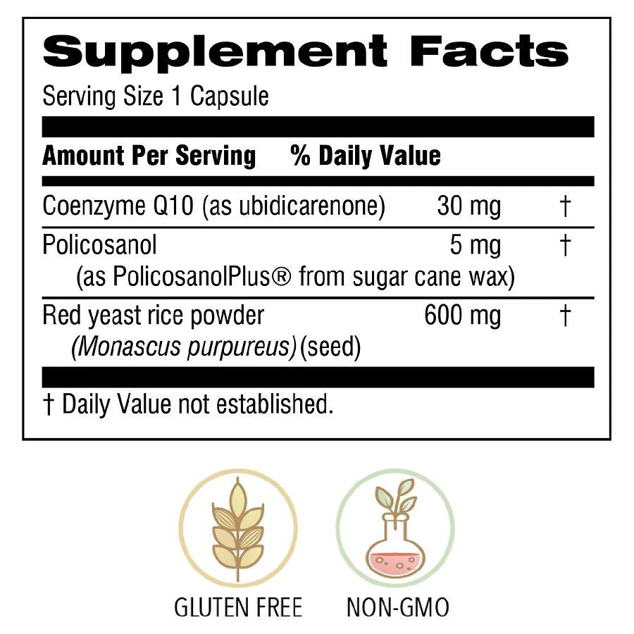 商品Botanic Choice|Red Yeast Rice Plus,价格¥198,第3张图片详细描述