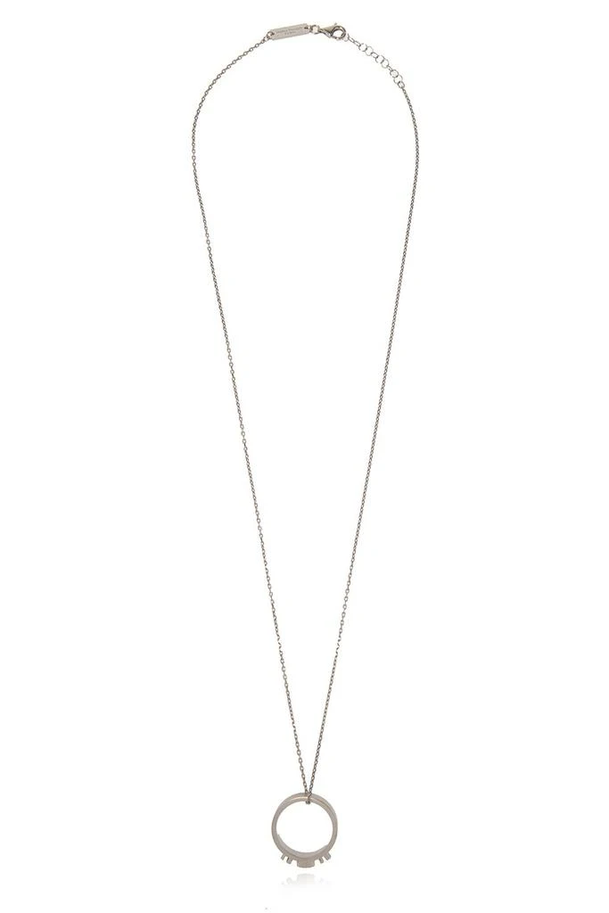 商品MAISON MARGIELA|Maison Margiela 11 Ring Rolo Chained Pendant Necklace,价格¥3154,第1张图片