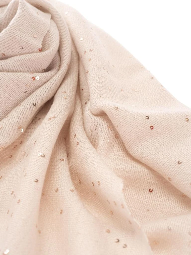 商品Brunello Cucinelli|Brunello cucinelli women's beige cashmere scarf,价格¥12930,第4张图片详细描述