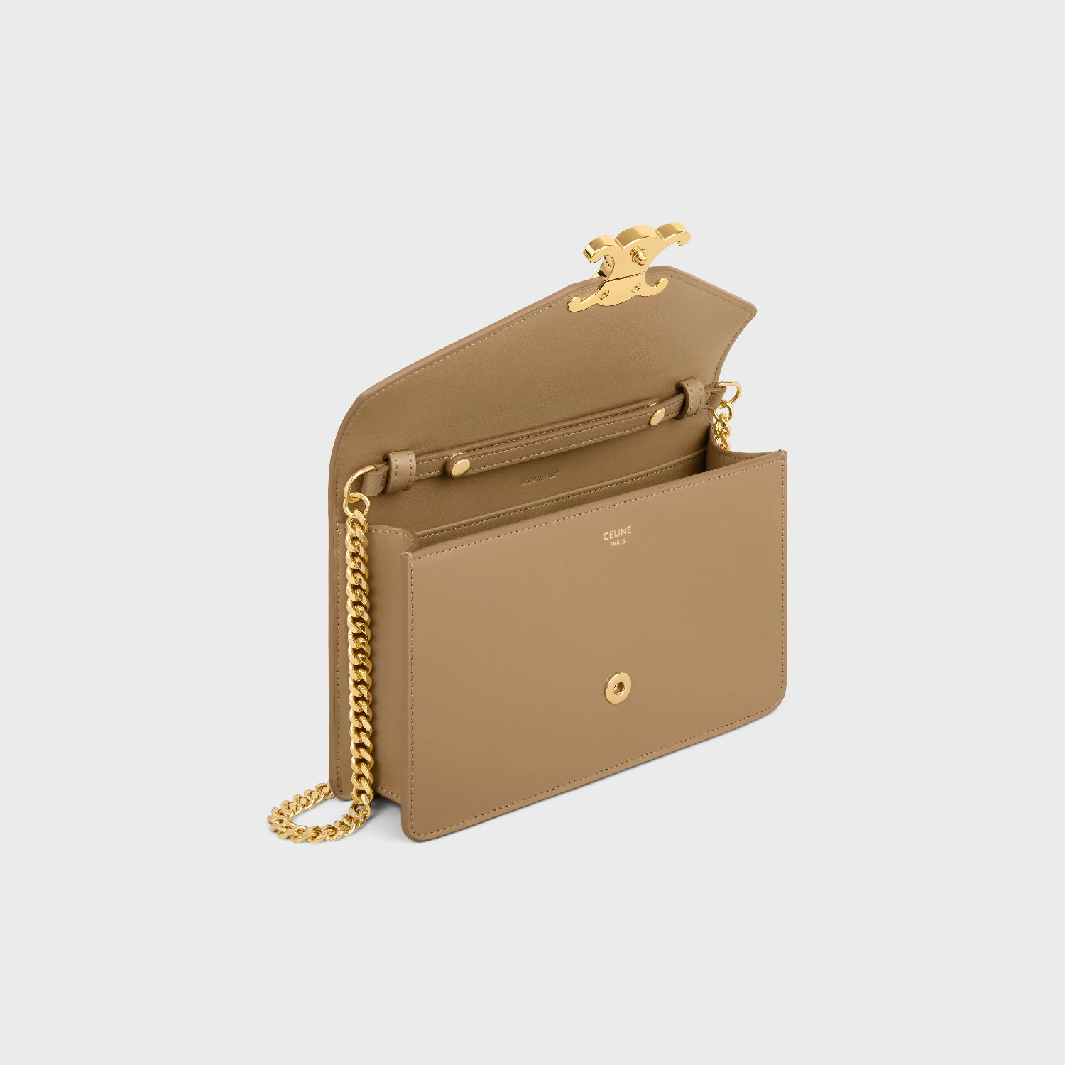 【预售】 赛琳 25春夏 女士 单肩包 POCHETTE AVEC CHAÎNE MARGO VEAU BRILLANT 10L033DPV.18AE  商品
