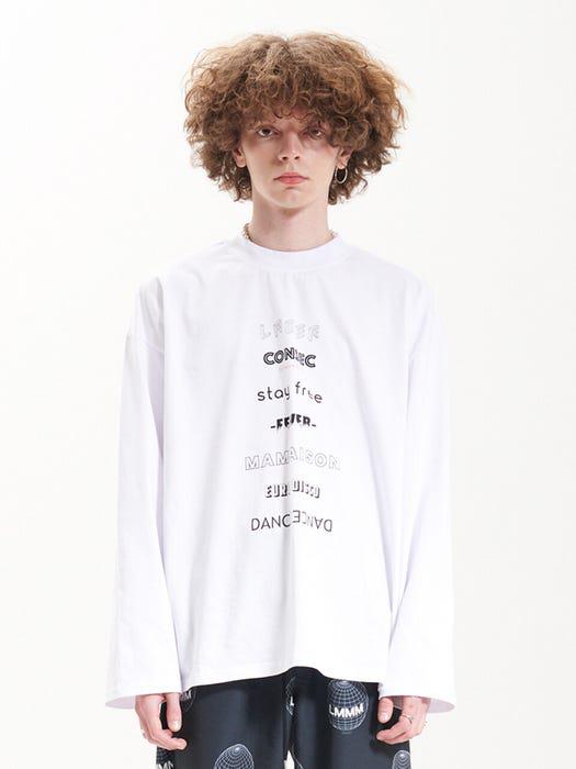 C.G Long Sleeve T-Shirt White商品第1张图片规格展示