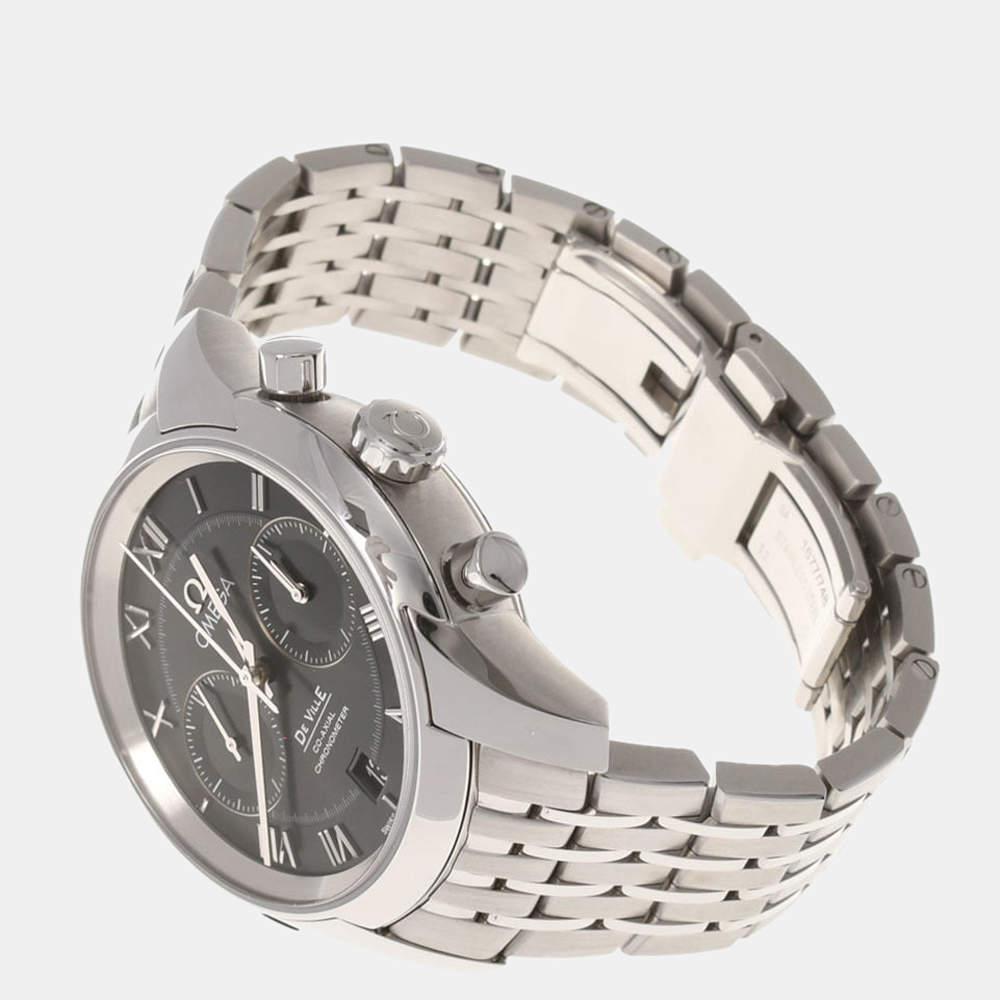 Omega Black Stainless Steel De Ville 431.10.42 Automatic Men's Wristwatch 42 mm商品第3张图片规格展示