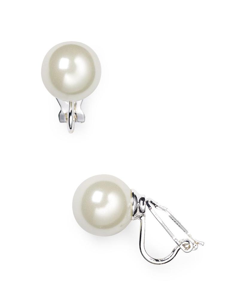 珍珠耳环Imitation-Pearl Clip-On Earrings商品第1张图片规格展示