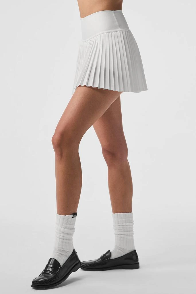 商品Alo|Grand Slam Tennis Skirt - White,价格¥668,第5张图片详细描述