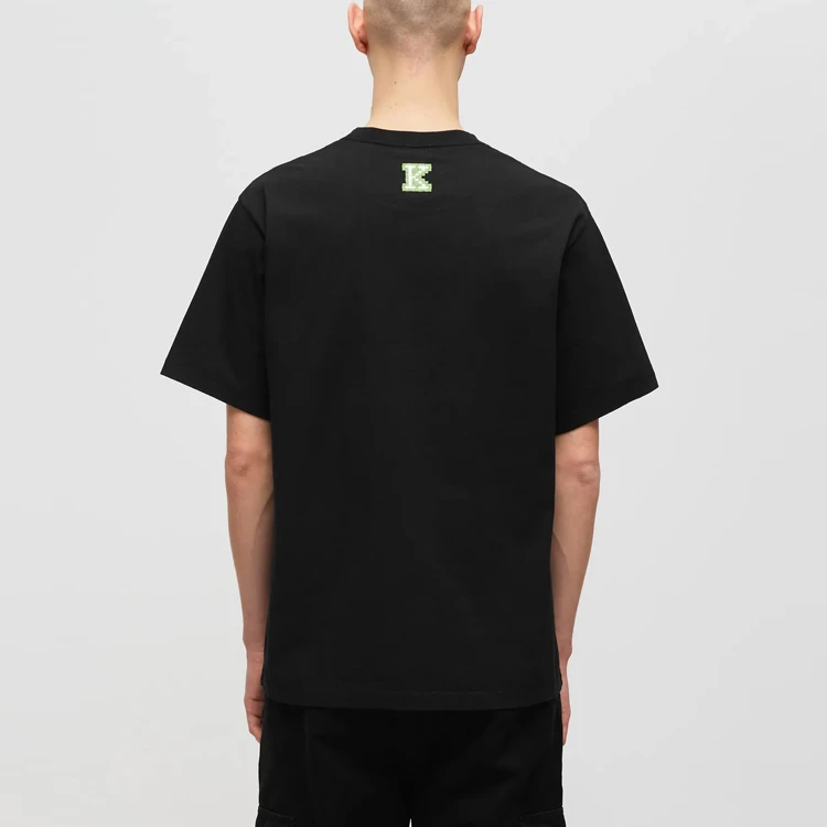 商品[国内直发] Kenzo|像素风系列 SS23 Logo老虎图案印花圆领套头短袖T恤 男款 黑色,价格¥1305,第5张图片详细描述