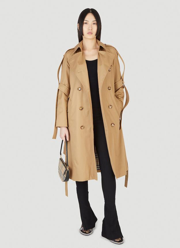 商品Burberry|Bramber Coat in Beige,价格¥21447,第4张图片详细描述