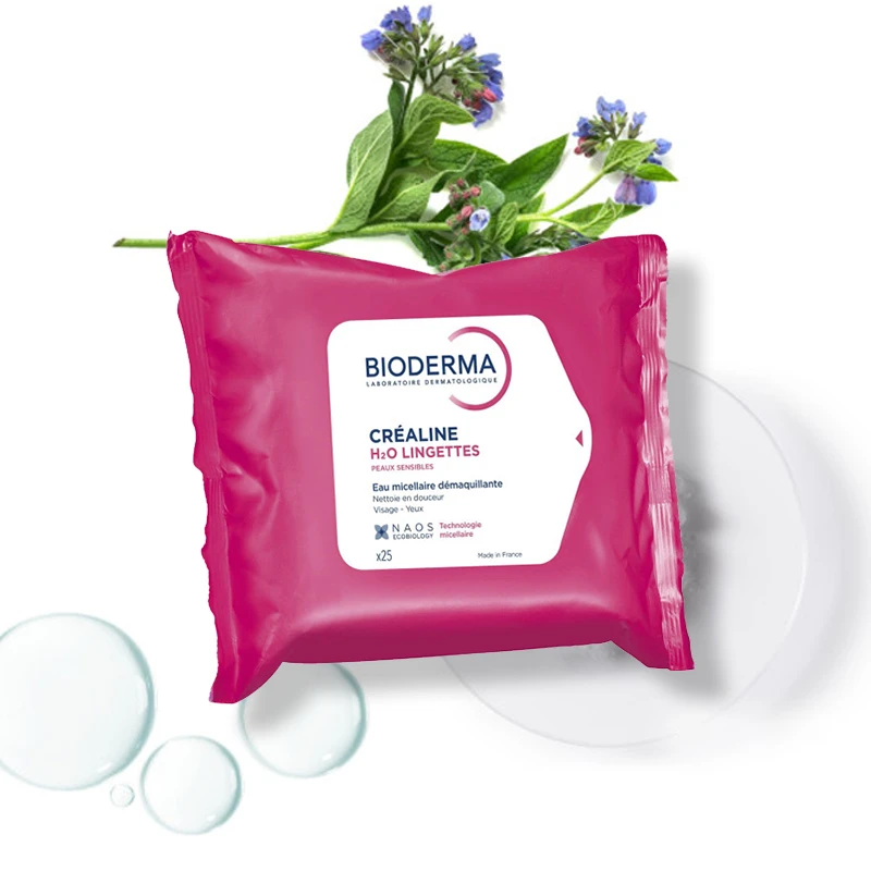Bioderma贝德玛粉水卸妆湿巾25抽 1-2包装 商品