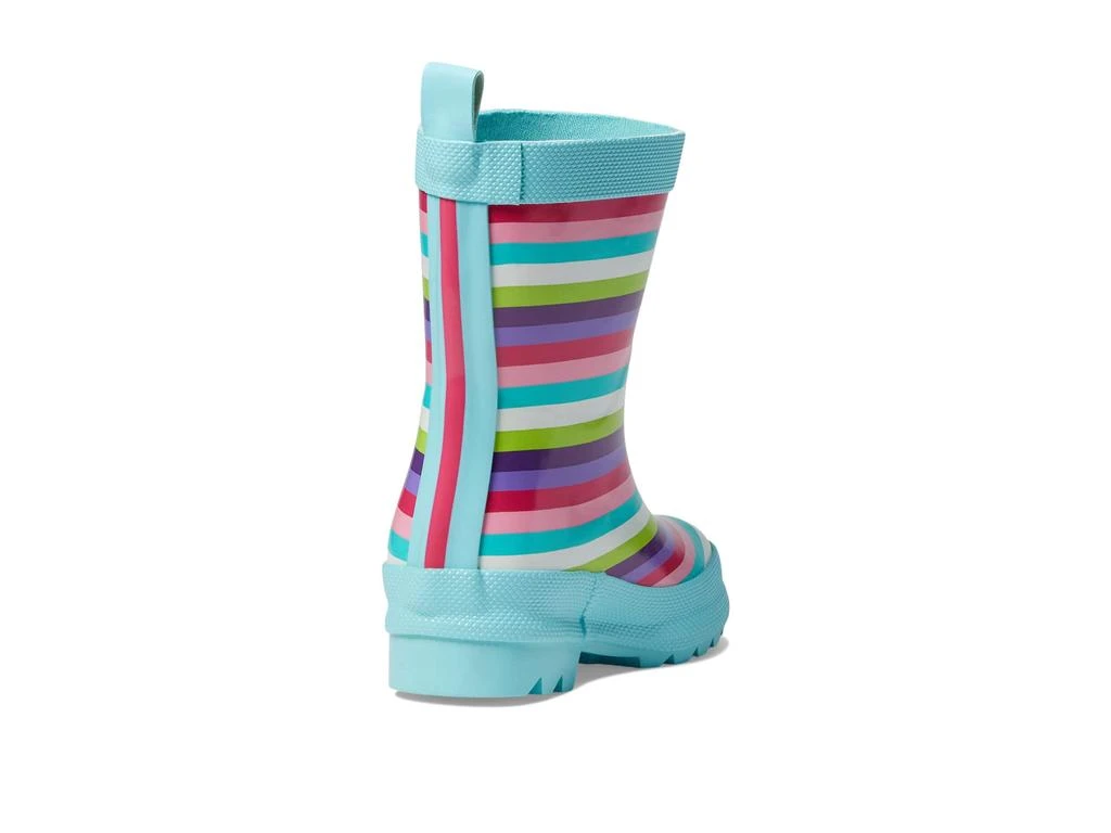 商品Hatley|Magical Stripes Shiny Rain Boots (Toddler/Little Kid/Big Kid),价格¥309,第5张图片详细描述