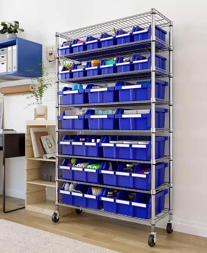 商品Seville Classics|8-Tier 24 Bin Rack System, NSF Certified,价格¥2961,第5张图片详细描述