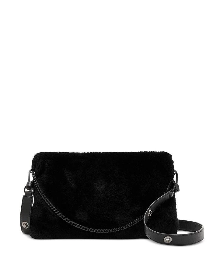 商品ALL SAINTS|Eve Small Shearling Crossbody,价格¥1828,第1张图片