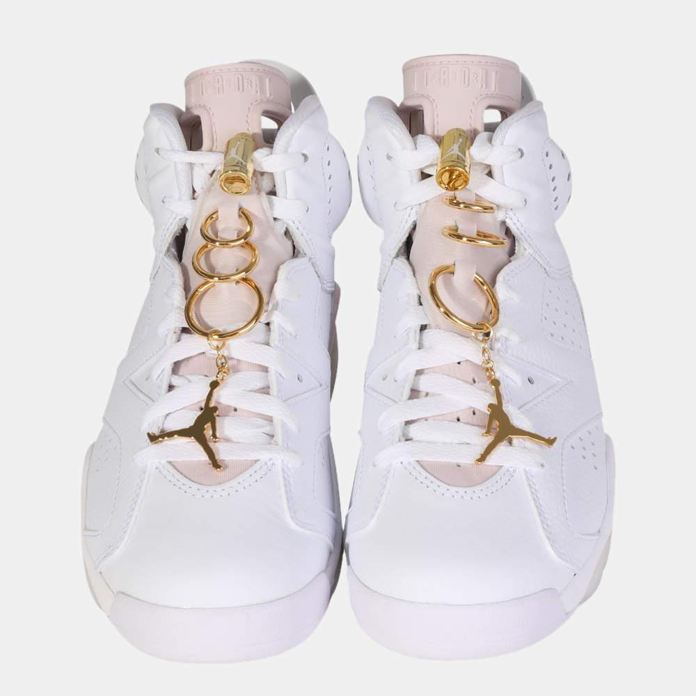 商品[二手商品] Jordan|Air Jordan 6 Retro 'Gold Hoops' Sneakers (7 US) EU 40,价格¥2802,第5张图片详细描述