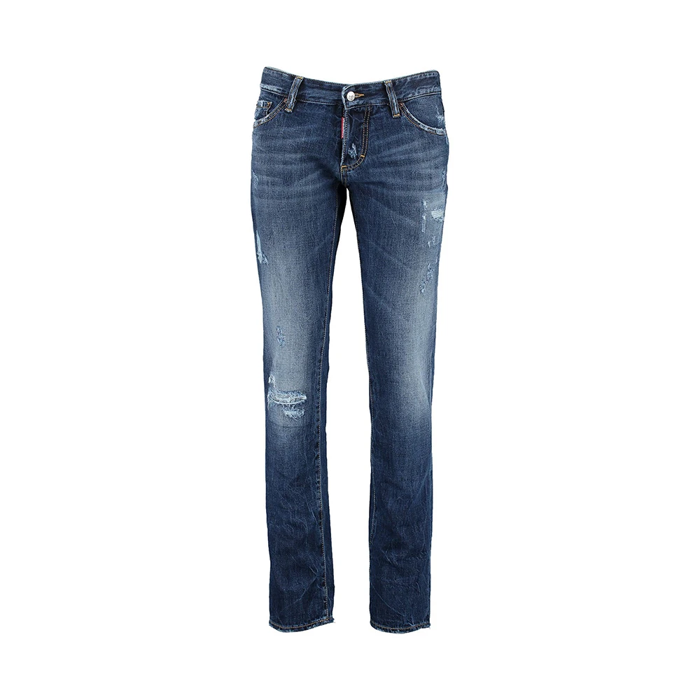 商品DSQUARED2|DSQUARED2 蓝色男士牛仔裤 S74LA0659-S30281-470,价格¥1262,第1张图片