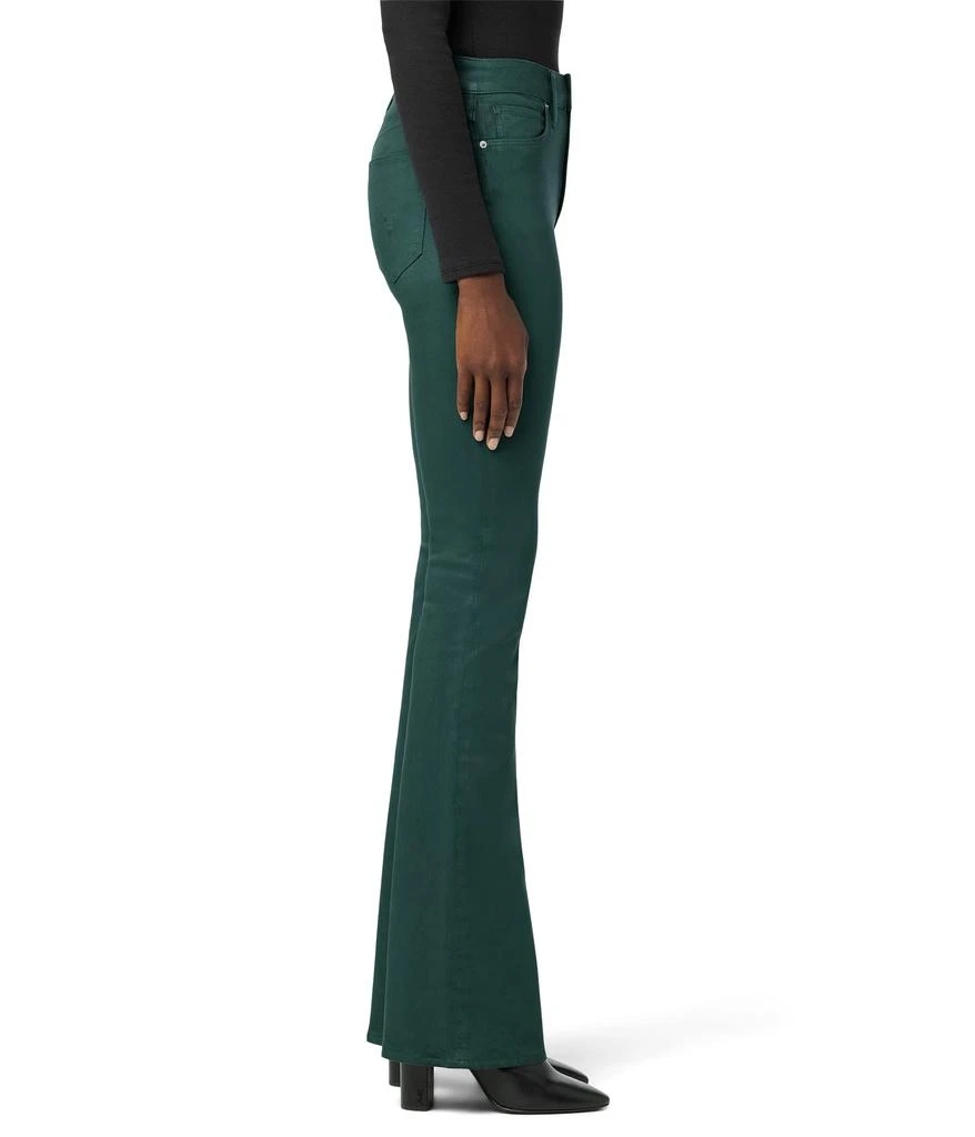 商品Hudson|Barbara High-Rise Bootcut Inseam Slit in Coated Forest Walk,价格¥993,第2张图片详细描述