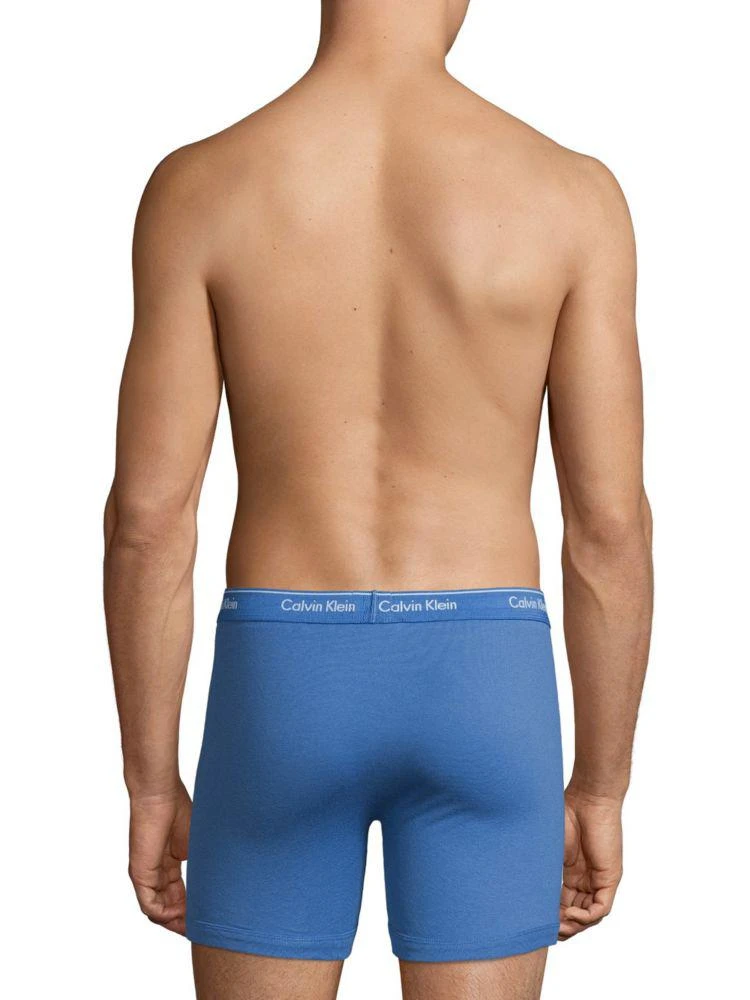 商品Calvin Klein|3-Pack Logo Cotton Boxer Briefs,价格¥150,第3张图片详细描述