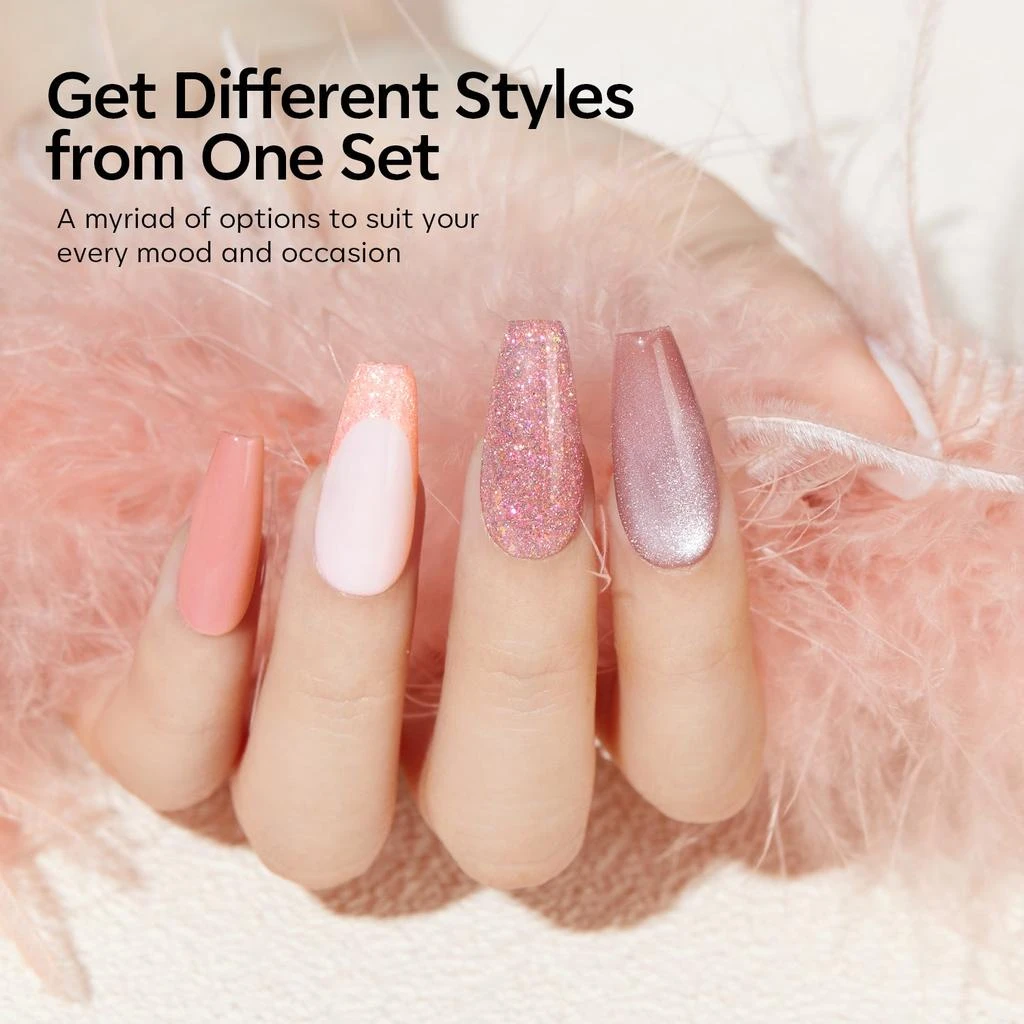 6 Shades Gel Nail Polish Set Collection 商品