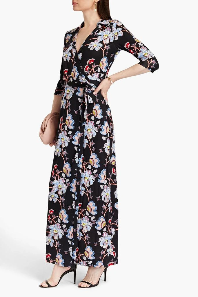 商品Diane von Furstenberg|Abigail floral-print silk-jersey maxi wrap dress,价格¥3376,第2张图片详细描述