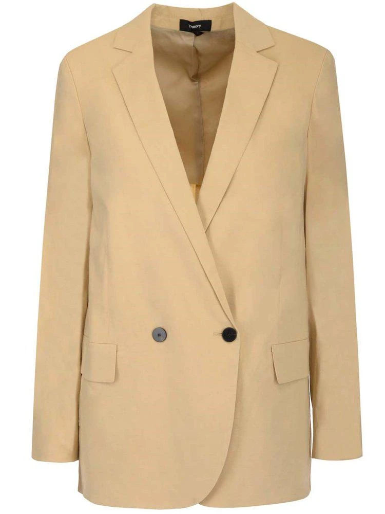 商品Theory|Theory Classic Double-Breasted Blazer,价格¥2543,第1张图片