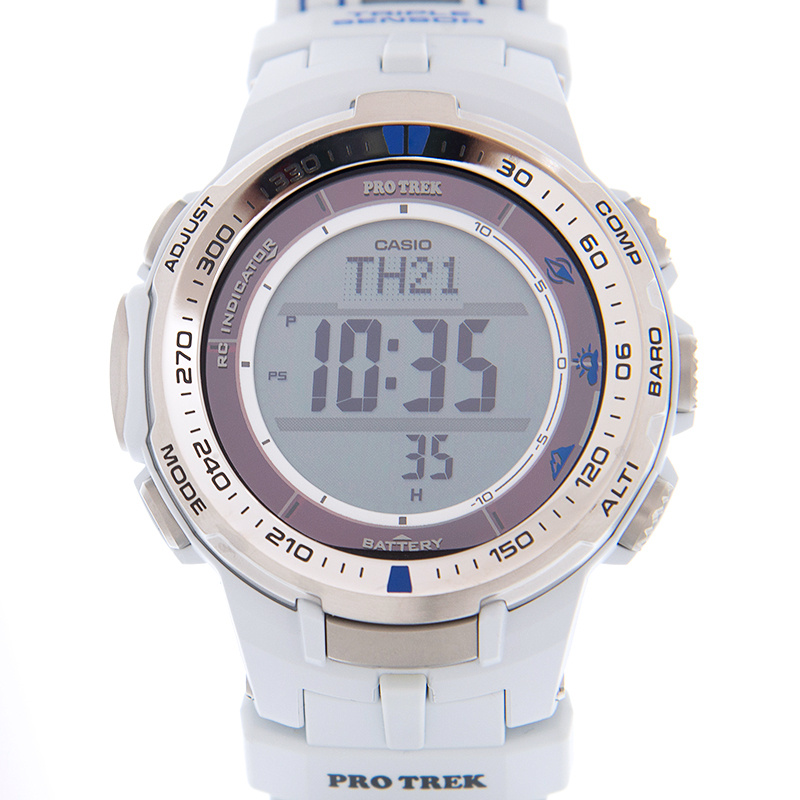 商品Casio|CASIO 灰色男士自动机械表 PRW3000G-7D,价格¥1251,第1张图片