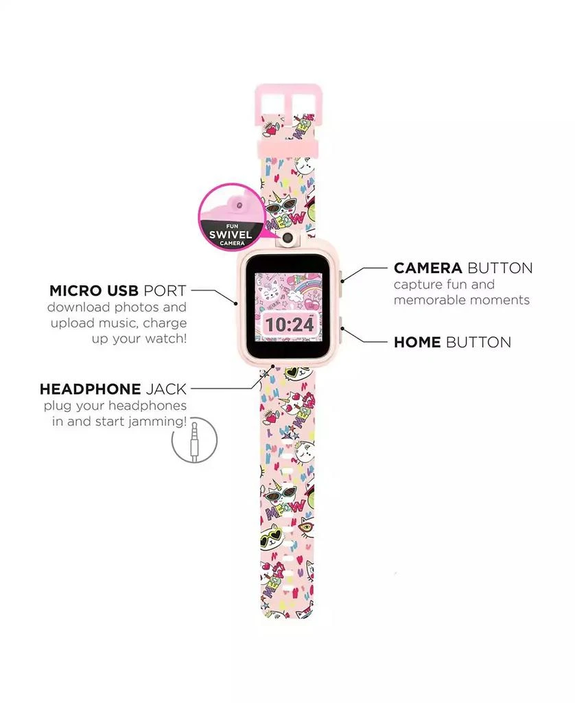 商品Playzoom|Kid's 2 Blush Cat Print Tpu Strap Smart Watch,价格¥497,第4张图片详细描述