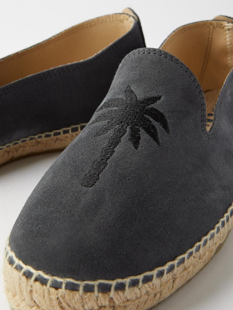 商品MANEBÍ|Logo-debossed suede espadrilles,价格¥799,第4张图片详细描述