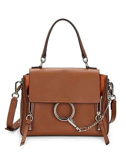 商品Chloé|Small Faye Leather Satchel,价格¥9711,第1张图片