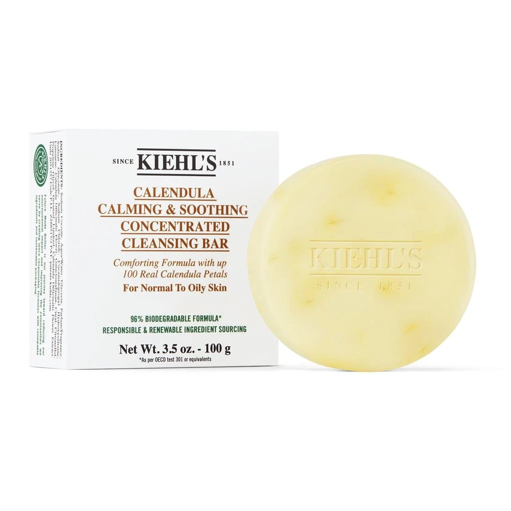 商品Kiehl's|Calendula Calming and Soothing Concentrated Facial Cleansing Bar,价格¥162,第1张图片