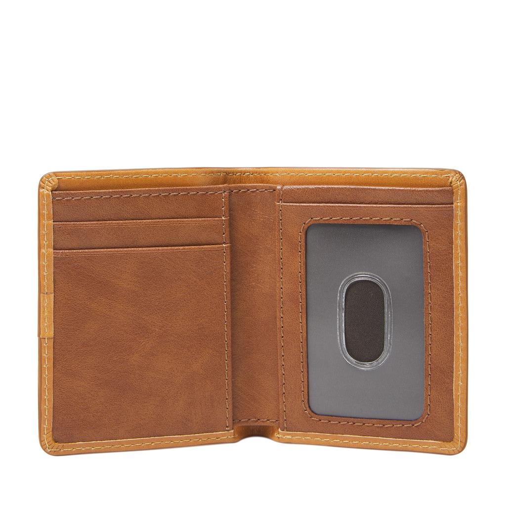 商品Fossil|Fossil Men's Mykel Leather Front Pocket Wallet-Bifold,价格¥134,第4张图片详细描述