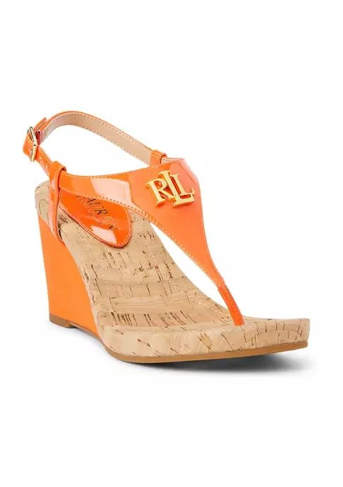 商品Ralph Lauren|Ralph Lauren Jeannie Sandals,价格¥490,第1张图片