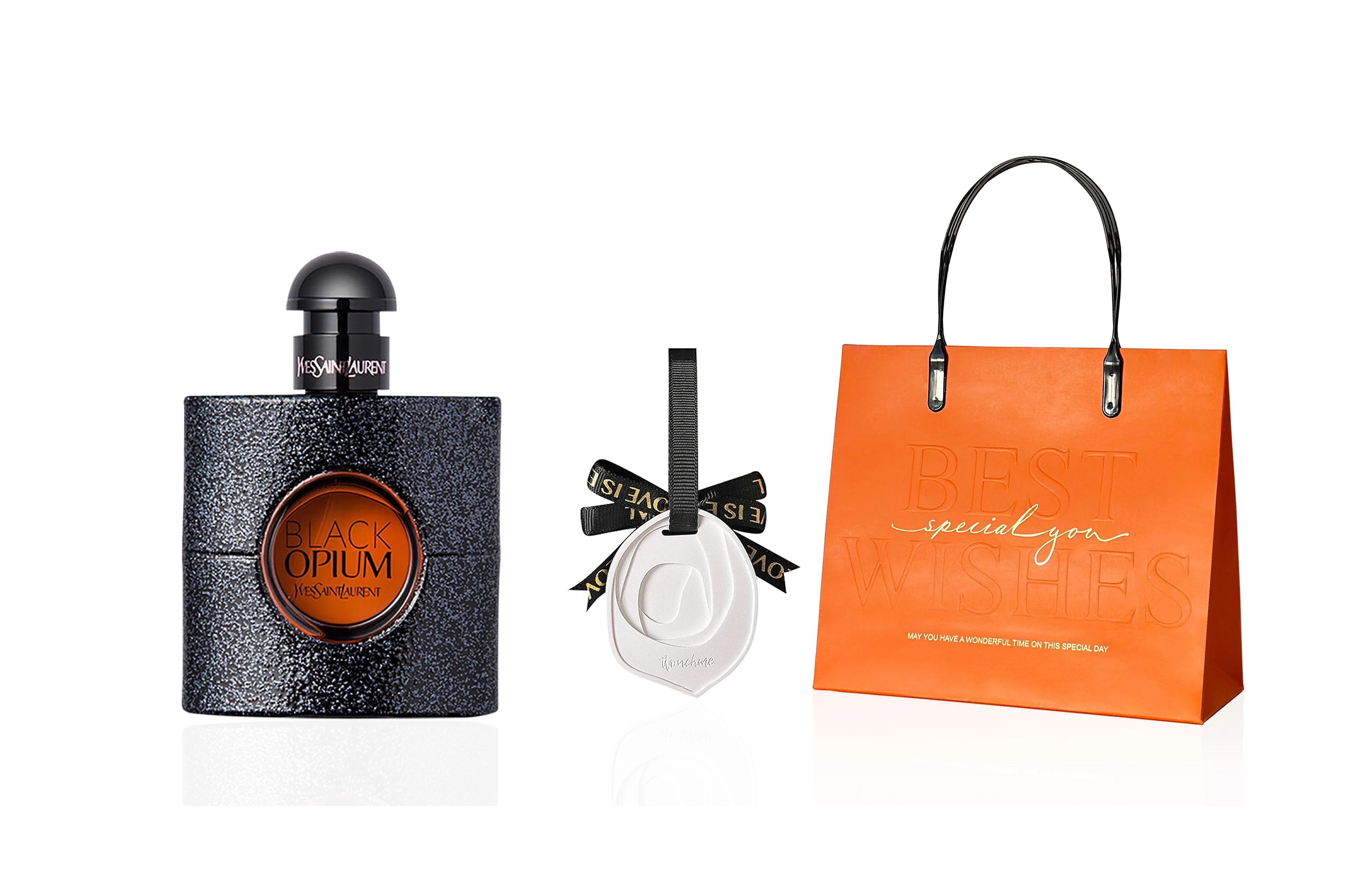 商品[国内直发] Yves Saint Laurent|YSL圣罗兰 自由之水 女士浓香水套装 香水EDP 香水+白石香薰+心想事橙礼袋,价格¥223,第6张图片详细描述