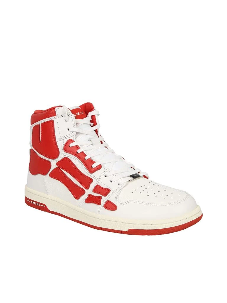 商品AMIRI|AMIRI Sneakers Skel Top High Bianco/rosso,价格¥4099,第2张图片详细描述