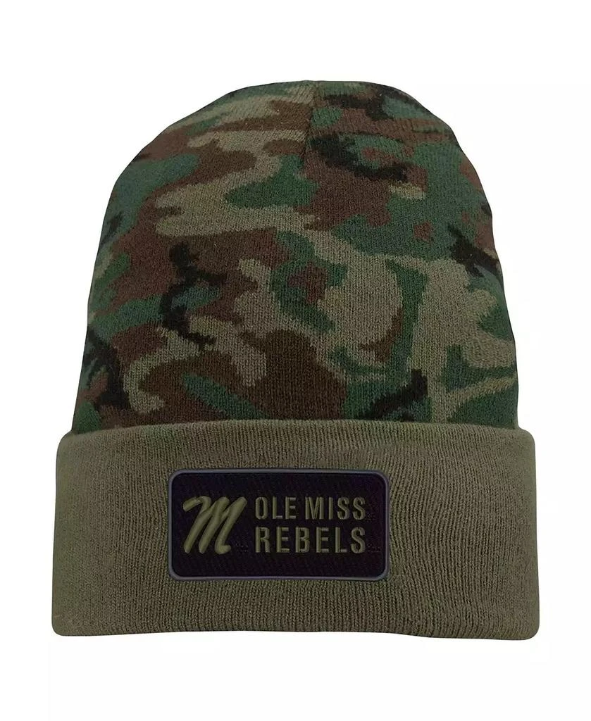 商品NIKE|Men's Camo Ole Miss Rebels Military-Inspired Pack Cuffed Knit Hat,价格¥262,第1张图片