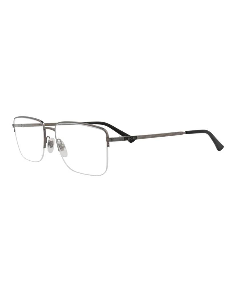 商品Gucci|Square-Frame Metal Optical Frames,价格¥1141,第2张图片详细描述