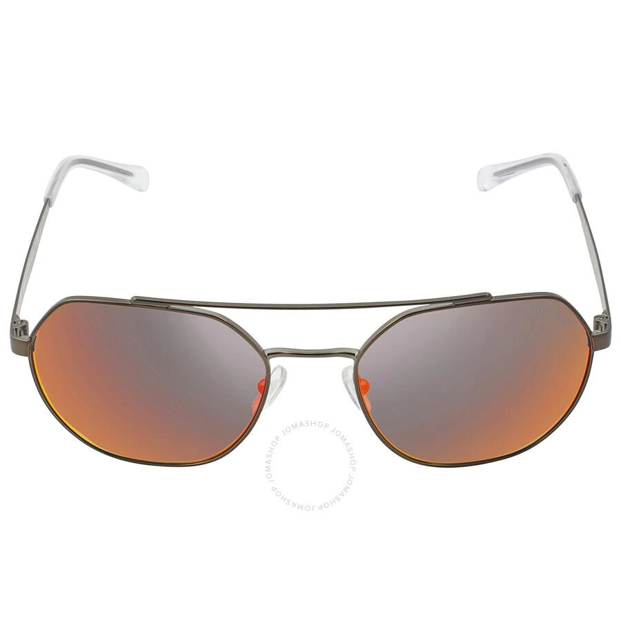 商品Armani Exchange|Dark Gray Mirrored Red/Yellow Pilot Men's Sunglasses AX2041S 60016Q 56,价格¥335,第1张图片