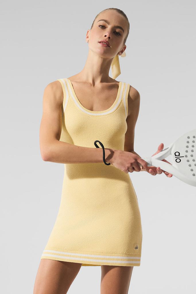 alo dress knit Tennis Club Sweater Knit Dress