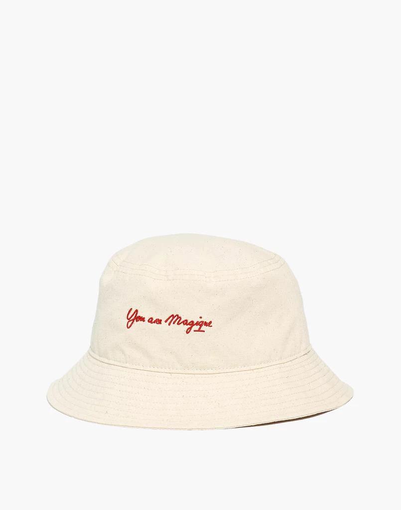 商品Madewell|Madewell x Hôtel Magique Embroidered Bucket Hat,价格¥159,第1张图片