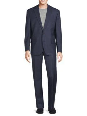 商品Ralph Lauren|Regular Fit Plaid Wool Blend Suit,价格¥1837,第1张图片