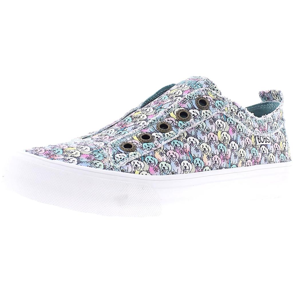 BOBS From Skechers Womens Canvas Slip On Slip-On Shoes商品第1张图片规格展示