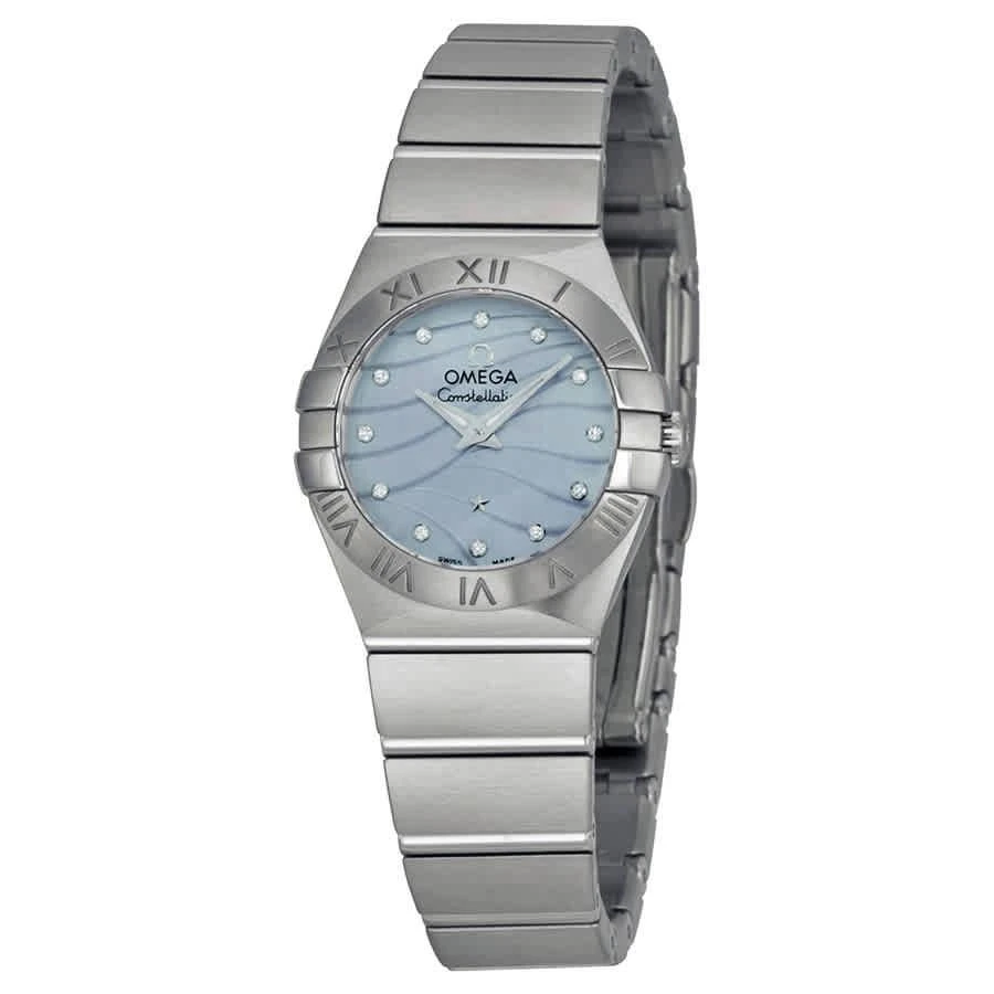 商品Omega|Constellation Blue Mother of Pearl Dial Ladies Watch 123.10.24.60.57.001,价格¥20187,第1张图片
