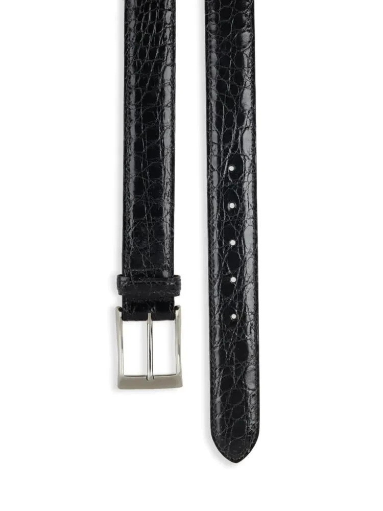 商品Saks Fifth Avenue|Genuine Crocodile Skin Belt,价格¥958,第2张图片详细描述