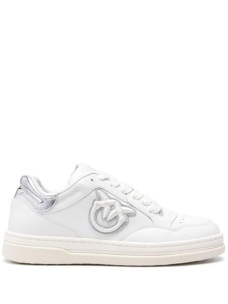 PINKO Pinko White Low-Top 'Mandy' Sneakers - Casual Shoes