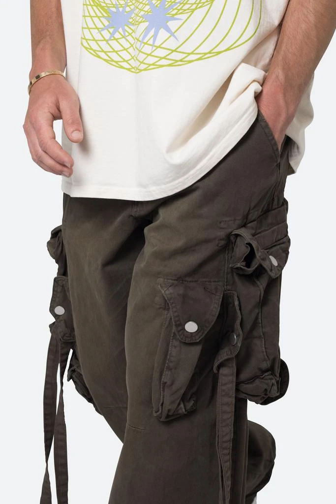 Strapped Multi Cargo Pants - Brown 商品