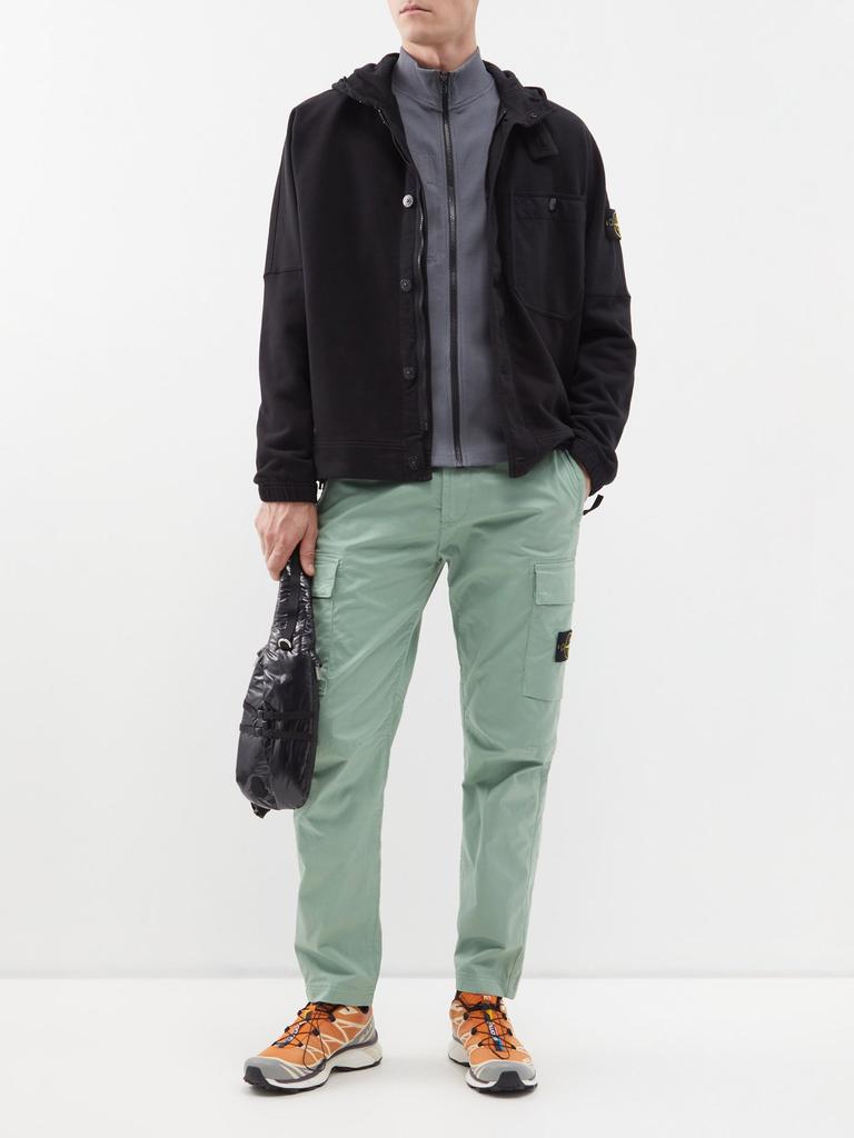 Cotton-blend twill cargo trousers商品第2张图片规格展示