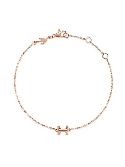 商品hyeres-lor|Happiness 14K H Bracelet_Rose Gold,价格¥2302,第1张图片