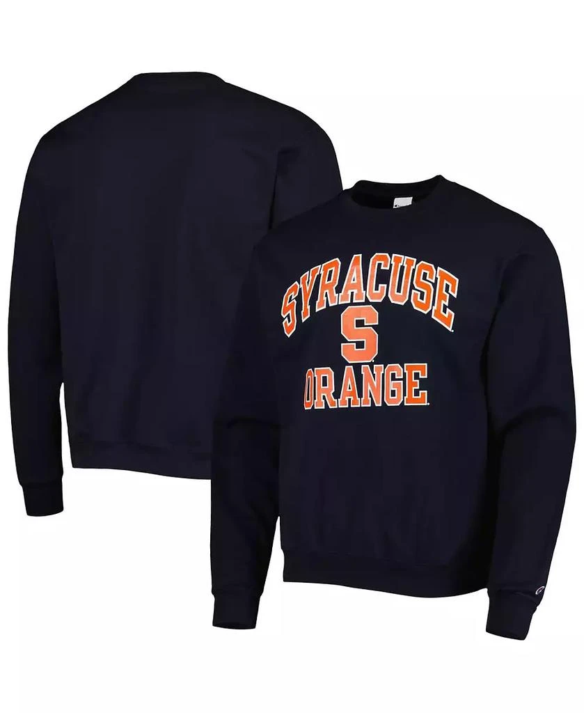 商品CHAMPION|Men's Navy Syracuse Orange High Motor Pullover Sweatshirt,价格¥307,第1张图片