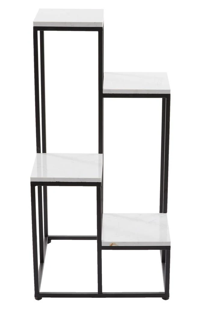 商品GINGER BIRCH STUDIO|White Marble 4-Tier Plant Stand,价格¥1328,第4张图片详细描述