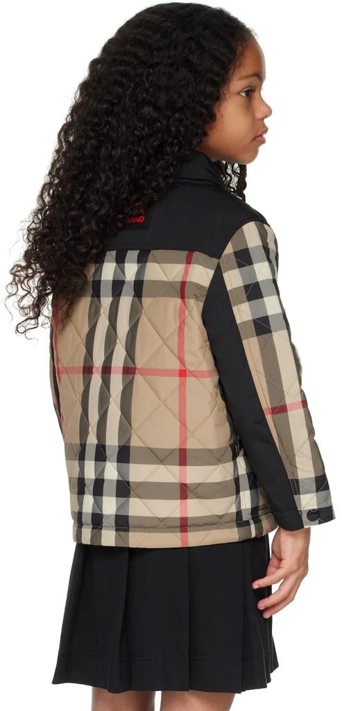 商品Burberry|Kids Beige Check Jacket,价格¥2836,第3张图片详细描述